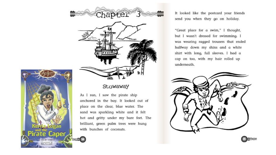 Ocean books for kids - Kerria Logan and the Pirate Caper