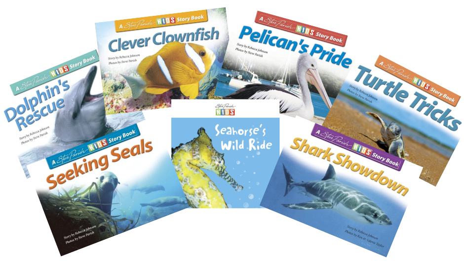 Ocean books for kids - Steve parish series