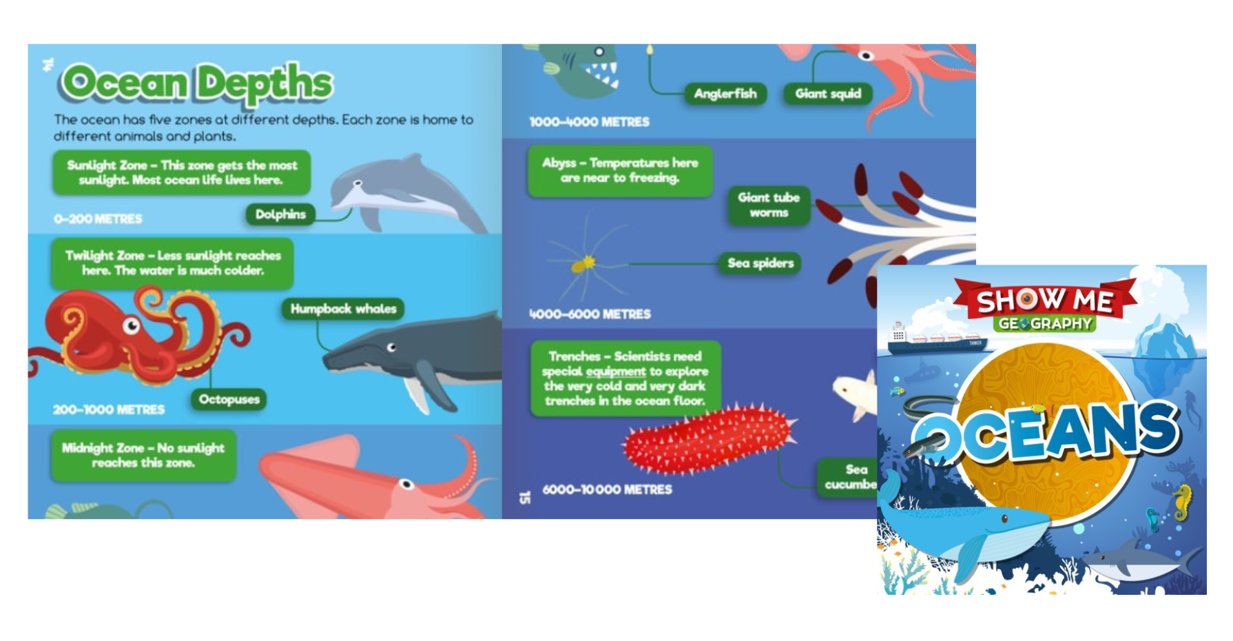 Ocean books for kids - Show me geography Oceans