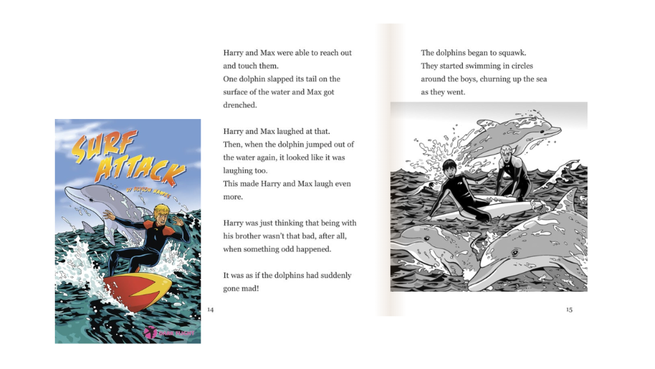 Ocean books for kids - Surf attack