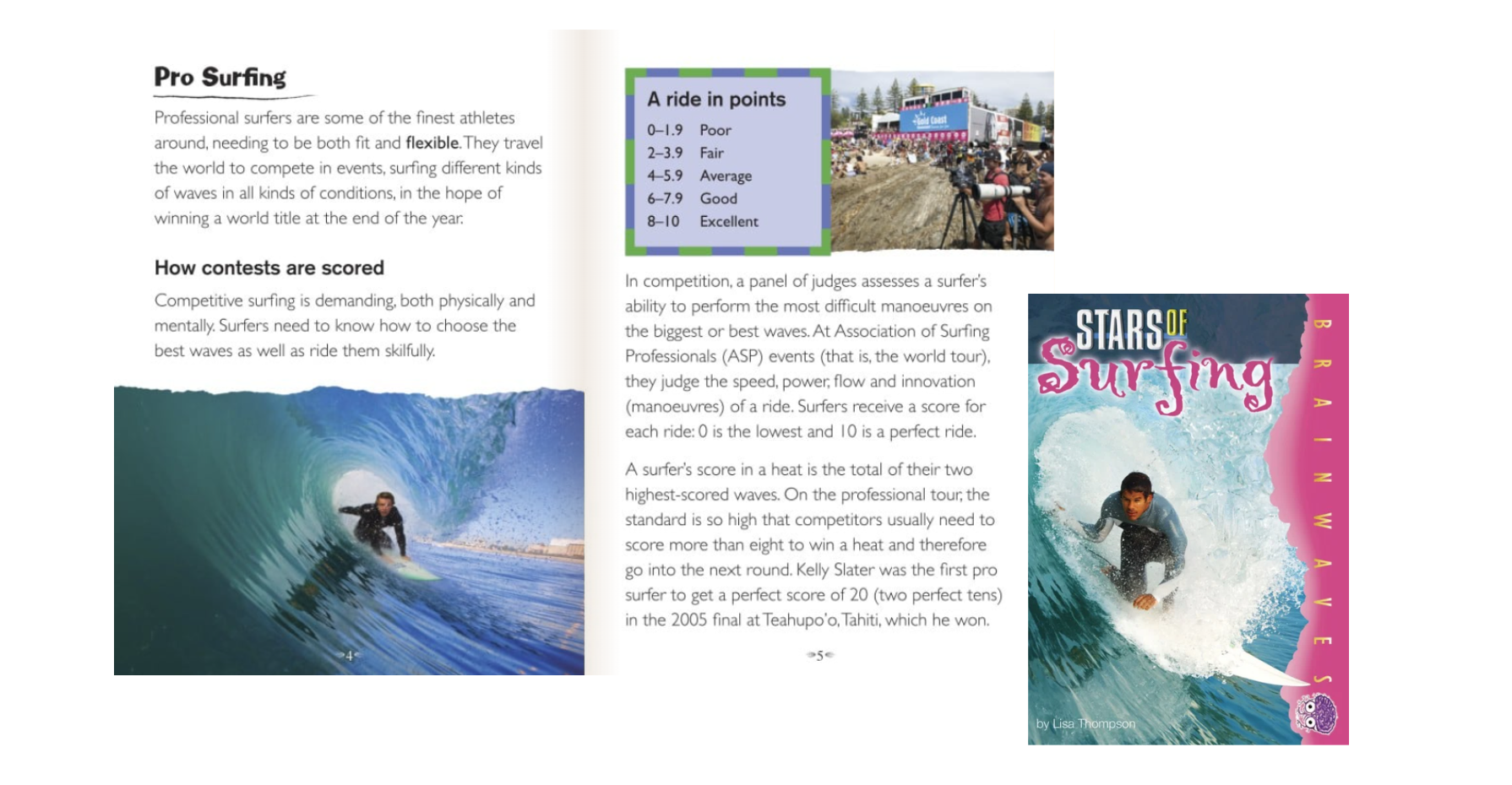 Ocean books for kids - Stars of surfing