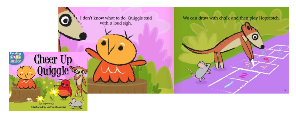 Cheer up Quiggle - children book about friendship