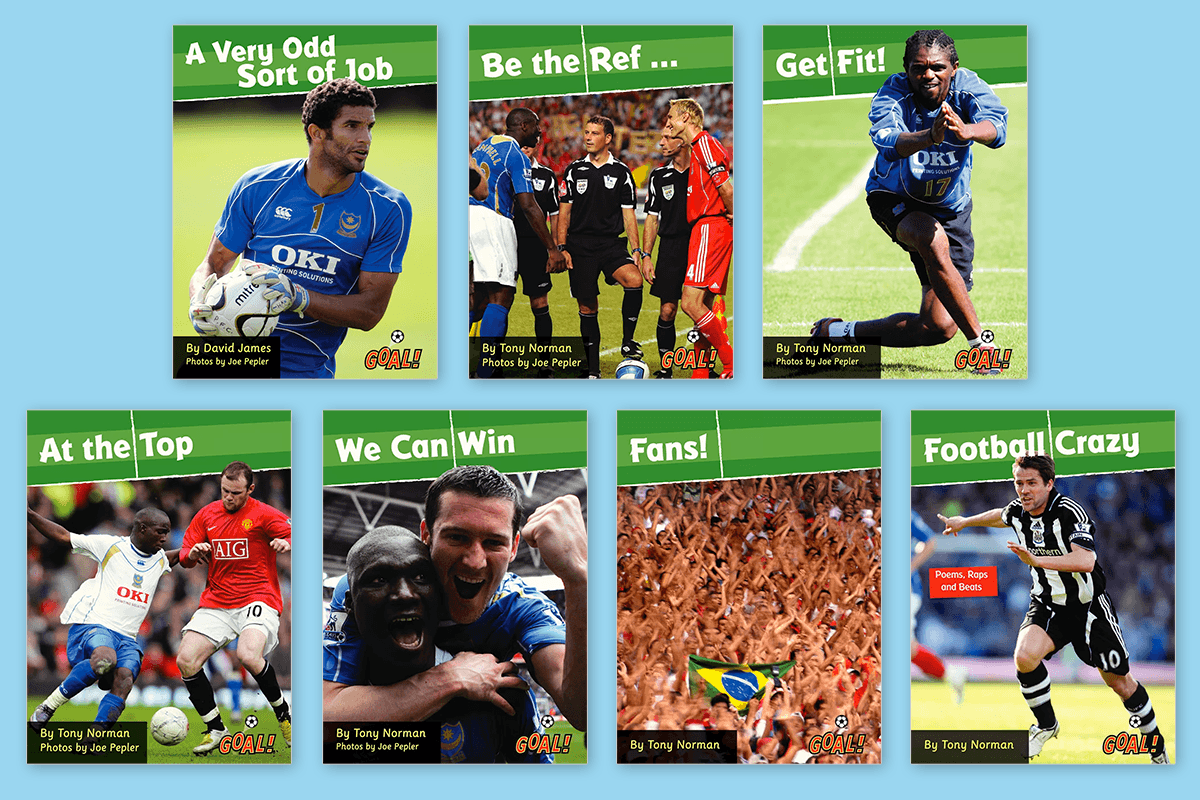 Goal non-fiction soccer book series for kids in the Reading Eggs Library