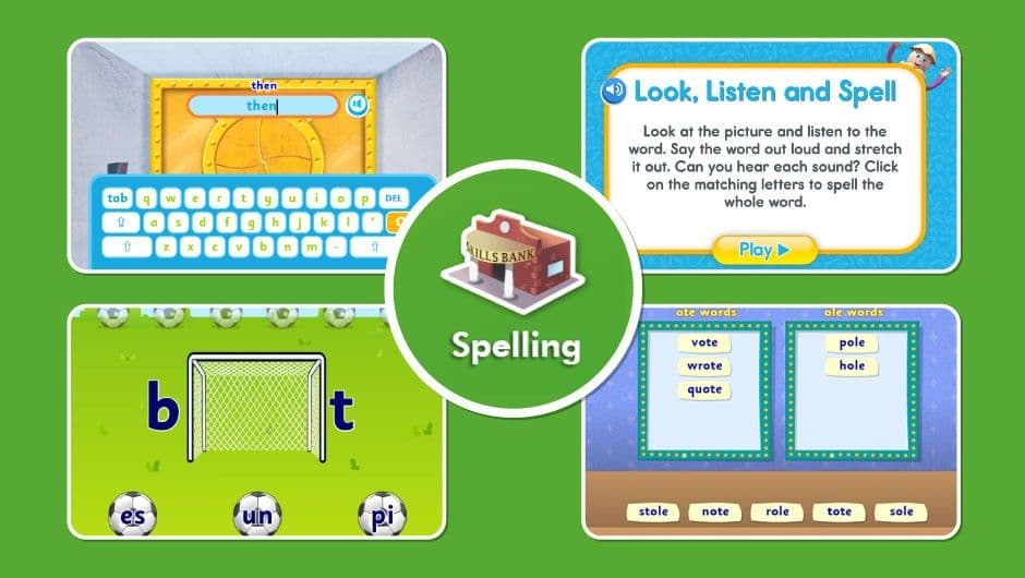 Spelling Programs for Reception–2