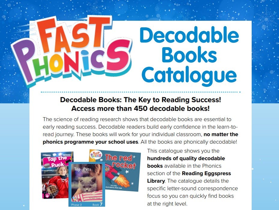 decodable books catalogue fats phonics uk