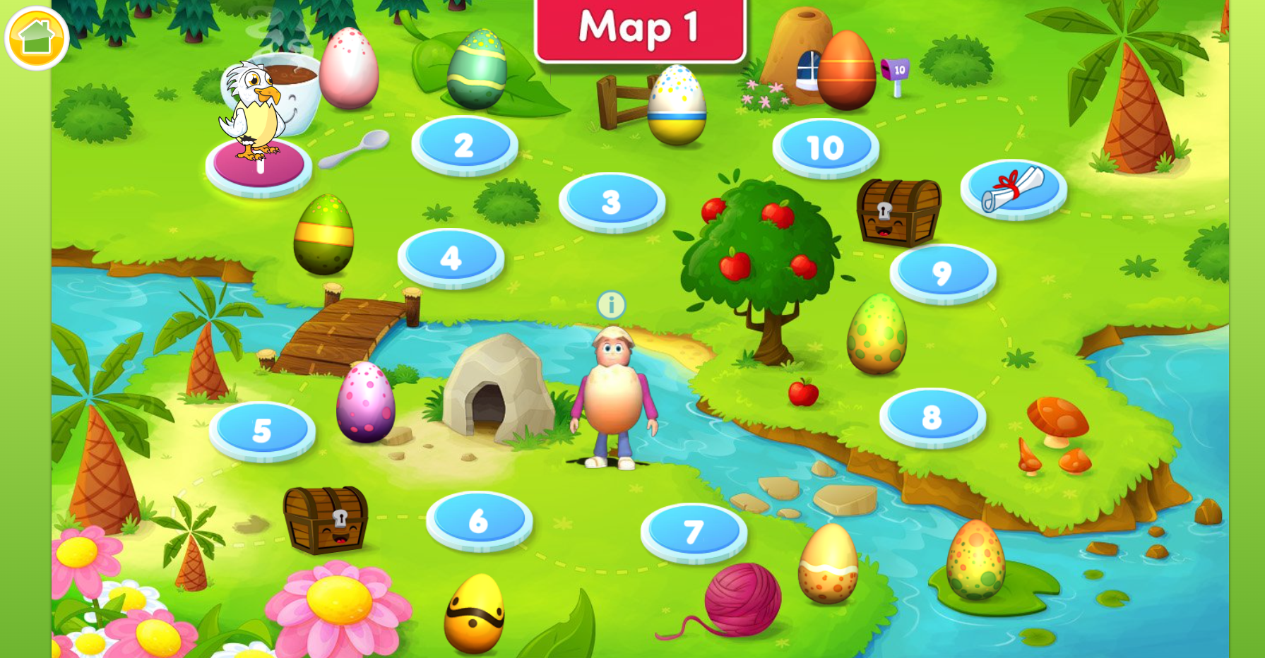 Reading Eggs Learning Map 1