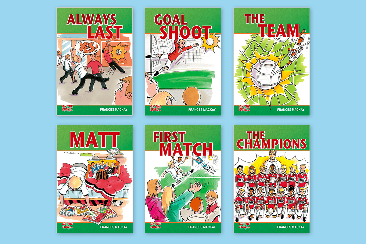 On the Ball soccer book series for kids in the Reading Eggs Library