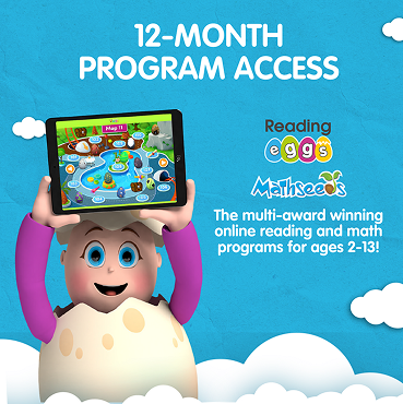 12 month reading eggs and mathseeds plan