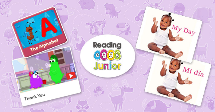 New toddler activities and videos from Reading Eggs Junior