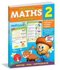 200 Essential Maths Skills for Year 2 Workbook