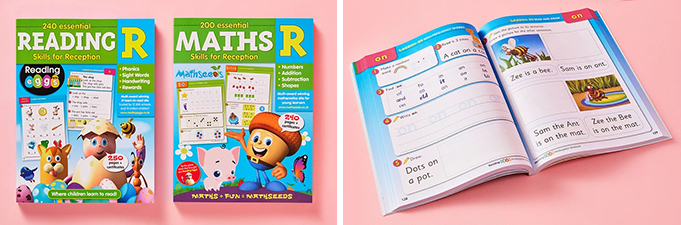 essential skills workbooks for reception – reading and maths