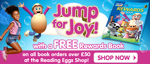 Jump for Joy with a FREE Rewards Book!