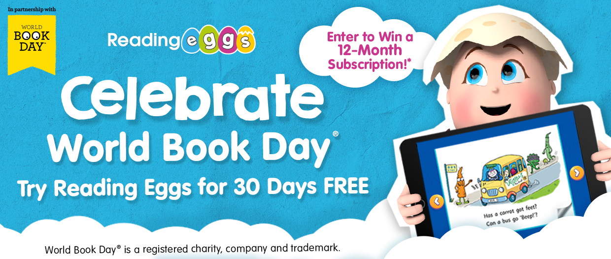 Celebrate World Book Day® with Reading Eggs!