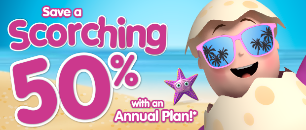 Save 50% with an Annual Plan this Summer! CLAIM NOW