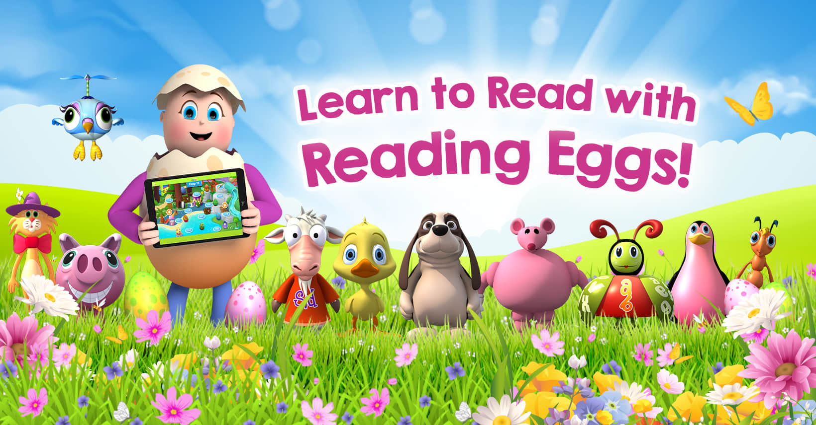 Learn to read with reading eggs!